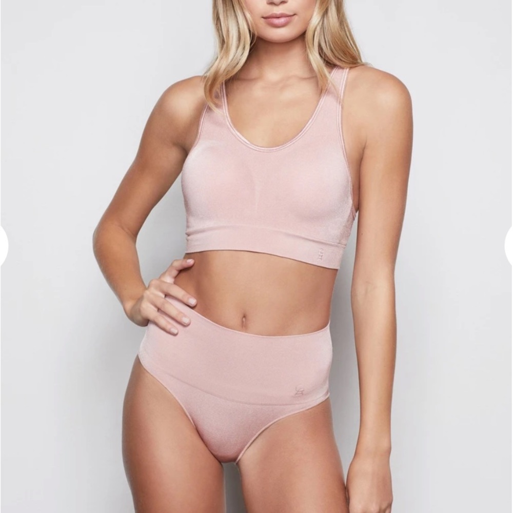 Good American HIGH IMPACT SPORTS BRA/BIKINI PANTY